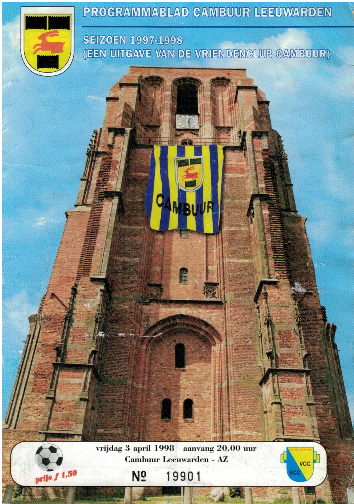 AZ Programma 3-apr-1998 Cambuur uit